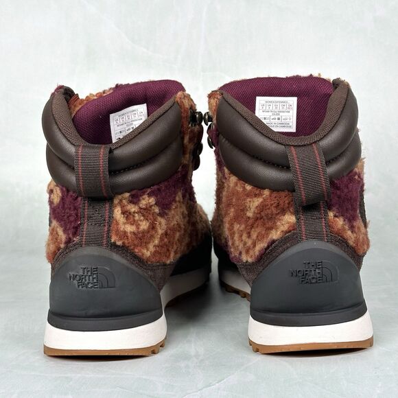 The North Face Back To Berkeley IV Boysenberry Leather Women Lace Boot Size 8 - Picture 6 of 9